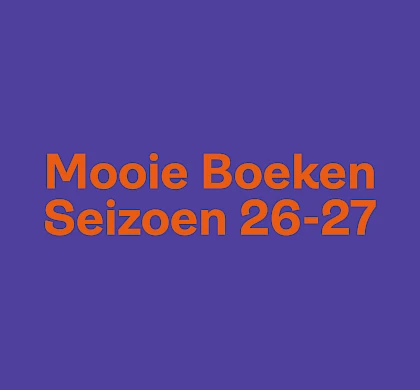 afbeelding met de tekst Mooie Boeken Seizoen 26-27